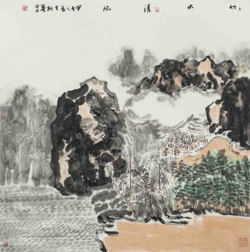 转载王跃奎溪山无尽系列作品
