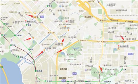 看起来几乎无路可走了.再一步找到这7个摄像头所拍摄的方向.