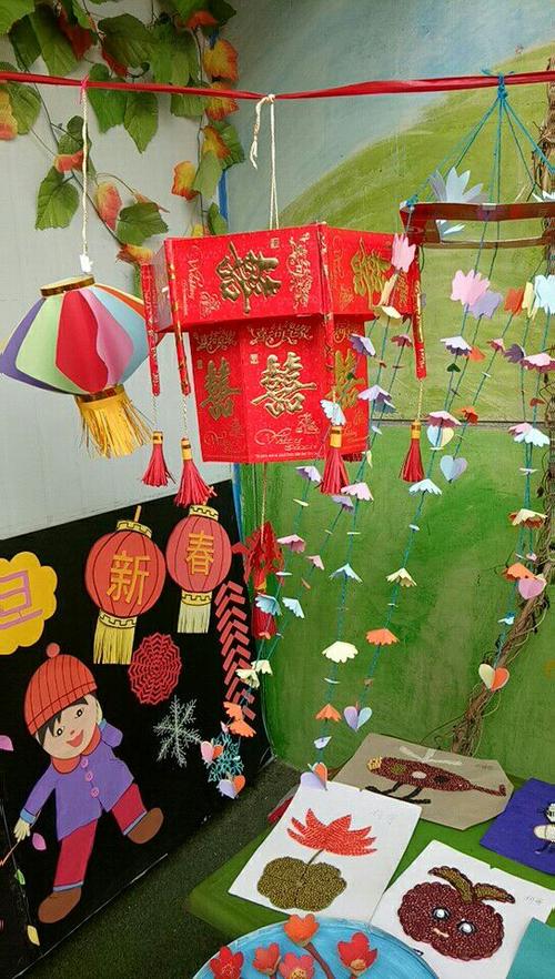 大柳树春蕾幼儿园庆元旦亲子,师幼手工展!