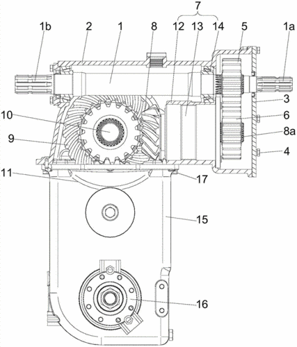 旋耕机的变速箱的制作方法