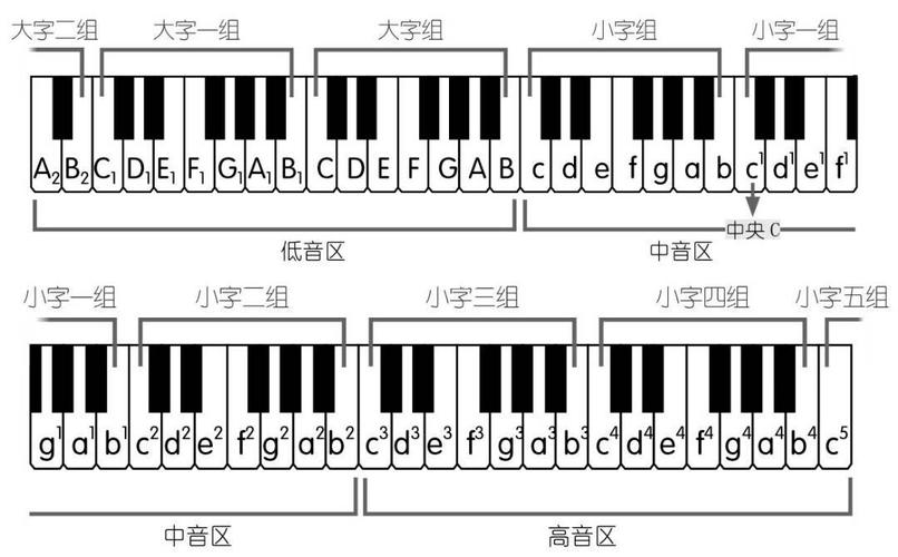 从0学五线谱|音的分组_五线谱_音乐_钢琴_娱乐_音乐
