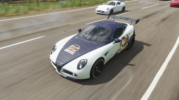 极限竞速地平线4阿尔法罗密欧8cfe小丑涂装分享