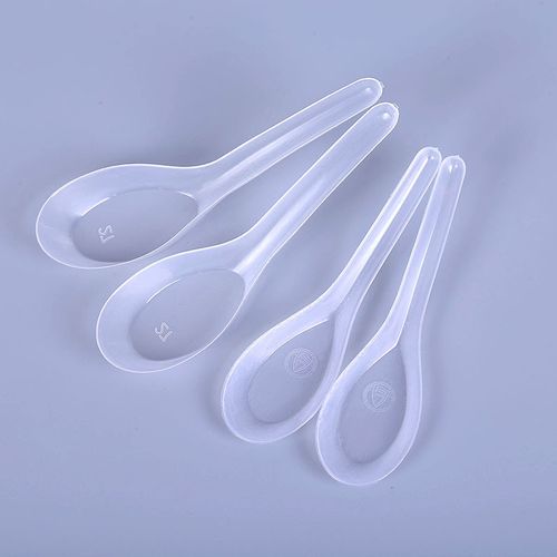 餐厅塑料汤匙厂家批发 环保一次性塑料勺子 外卖快餐勺子现货.