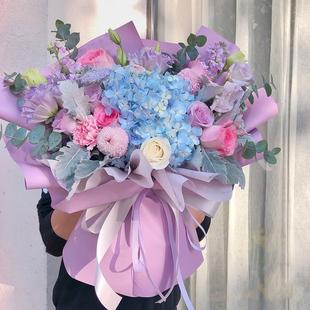 情人节订花上海广州鲜花速递同城玫瑰花束送女友闺蜜生日求婚礼物