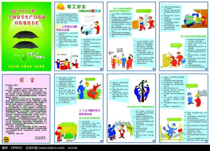 安全生产宣传画册