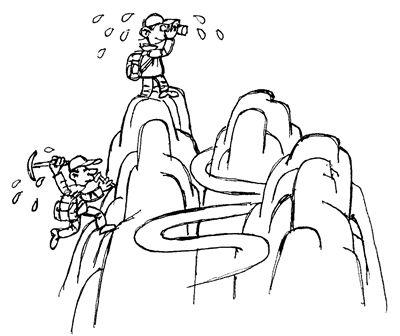 不要停下攀登的脚步,坚持下去,前方会有更美的风景等着你.