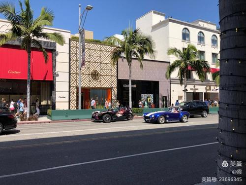 洛杉矶比弗利山庄rodeo名店街景及英格尔伍德venice 水城