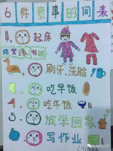 品格守时方面的手抄报 安全方面的手抄报