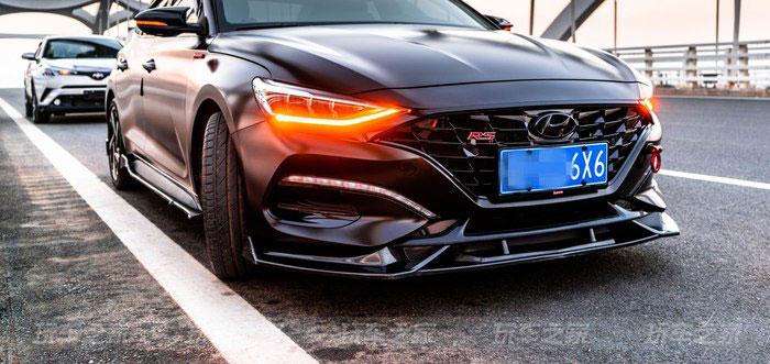 现代菲斯塔改装摄影大片 轻度改装也能出黑武士效果