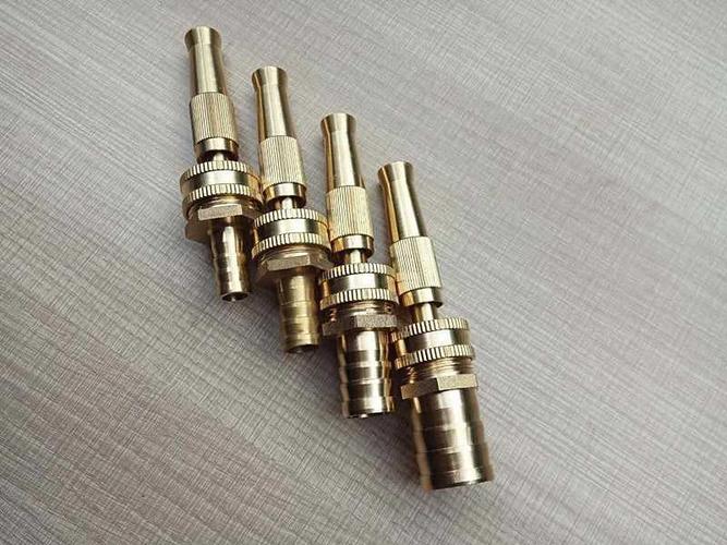 家用直喷水枪 全铜高压水枪喷头 洗车冲车喷嘴头 4/6分1寸出水嘴