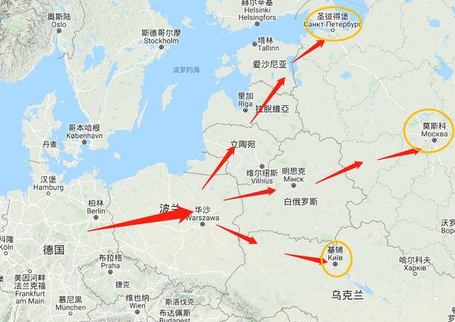 德军进攻苏联路线