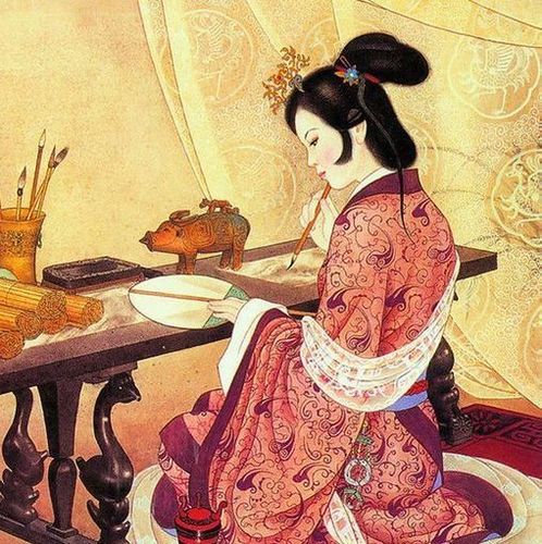 新裂齐纨素皎洁如霜雪西汉61班婕妤团扇诗小楷习作