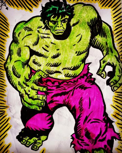 06 hulk 06_绿巨人_文化_绘画