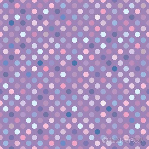 无缝的紫色斑点图案.礼品包装纸设计的理想选择