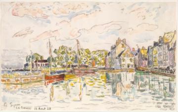 0009_西涅克_西涅克绘画作品集-le croisic-paul signac french paris