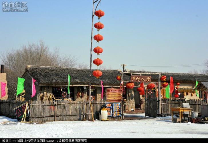 [原创]太阳岛雪博会的"东北农家院"
