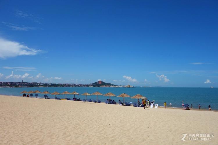 湄洲岛黄金沙滩与码头