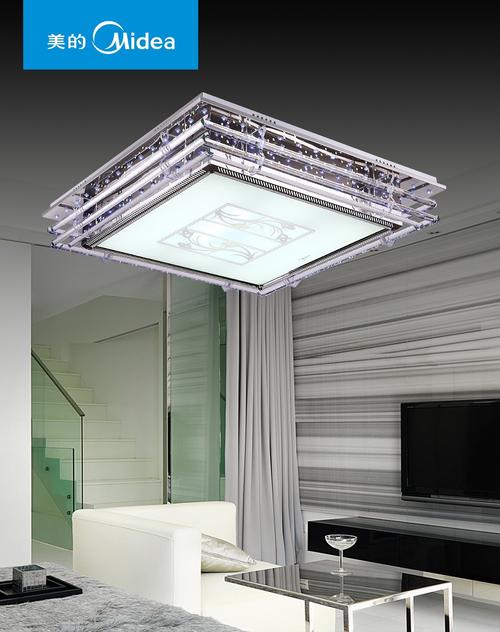 晶灿平板低压水晶灯/带遥控/fb3023*55w