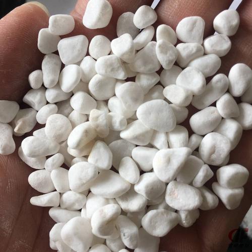 白色砾石的用途 水磨石地面用白色石子 园林景观白色鹅卵石