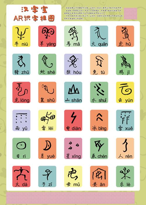 甲骨文识字图|平面|宣传品|赤练妖猫 - 原创作品