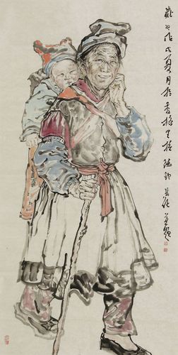 栾长征人物画作品赏析:线条流畅,笔墨生动,值得细赏
