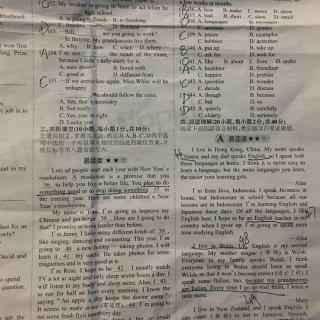 英语周报第14期第六单元第三版完形填空及阅读理解a