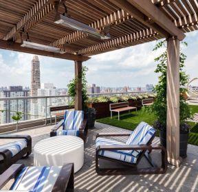 顶楼高层露台凉亭设计图片欣赏-每日推荐