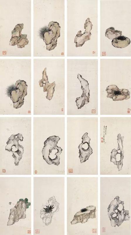 山水画,石头的画法,难得的好教程!_微国画_零二七艺考