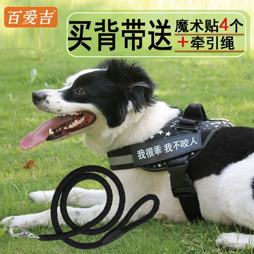 热卖狗狗牵引绳金毛边牧背心式狗绳子中小型大型犬胸背带法斗遛狗牵引