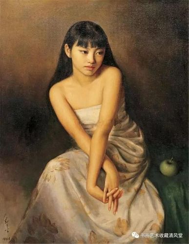 中国写实肖像油画.