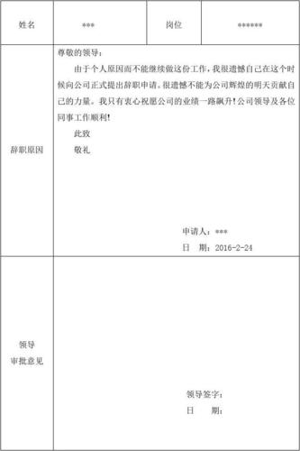 文档网 所有分类 表格/模板 表格类模板 员工辞职报告(模版) 第1页 你
