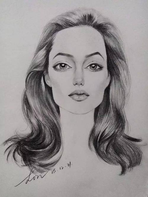 素描画得真不错