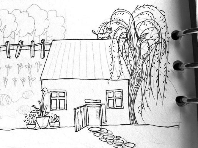 儿童简笔画——超级简单的零基础人物风景简笔画