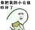 你把我的小仓鼠吓坏了-i表情表情包
