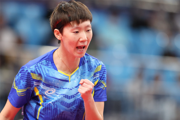 王曼昱全运会女单夺冠