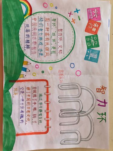 体验智慧之美,展现五小风采——第五小学益智手抄报评选