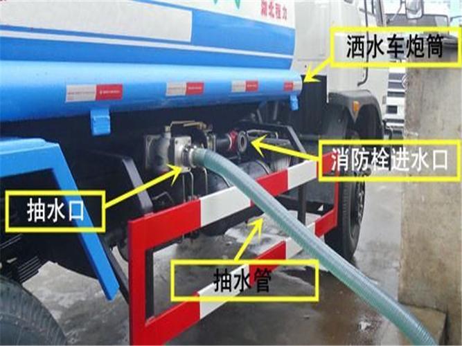 (8)将洒水车驶离抽水地点