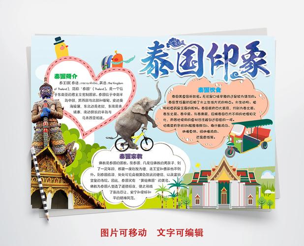 首页 手抄报简笔画 泰国风情手抄报