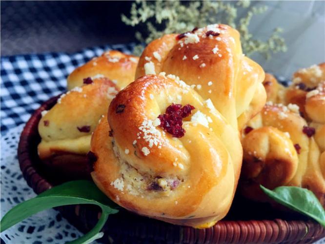 蔓越莓奶酪小面包_的做法步骤:24