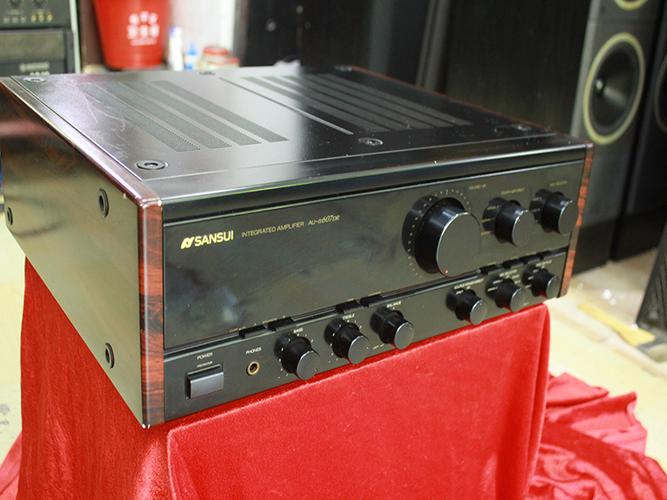原装日本 sansui/山水au-α607dr 高端 hifi发烧限量版纯功放