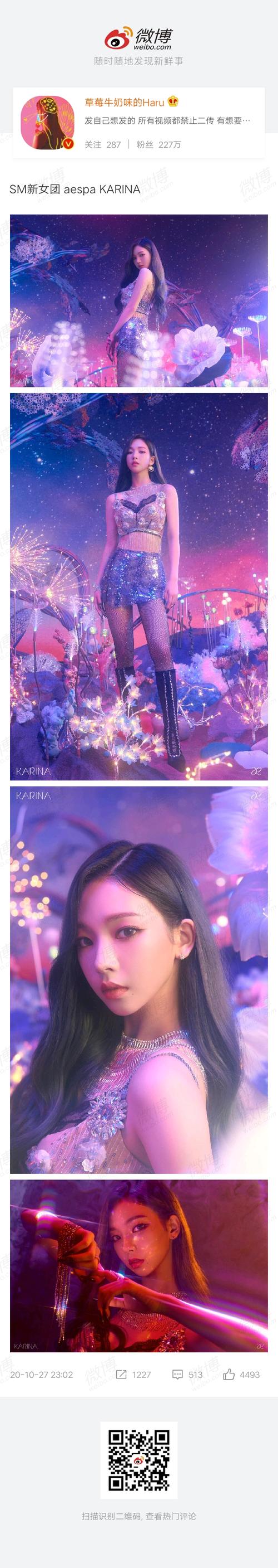 sm新女团 aespa karina 金92:我们公司好像要完蛋了