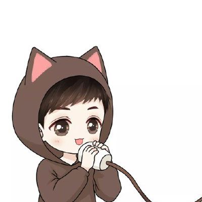 小喵小兔情侣头像图片