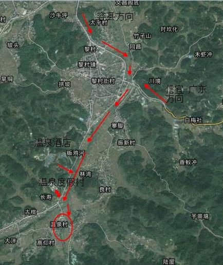 广西容县黎村温泉具体路线?