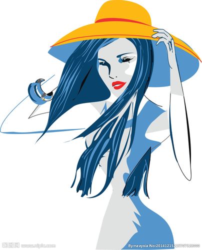 手绘美女设计图__女性妇女_人物图库_设计图库_昵图网nipic.com