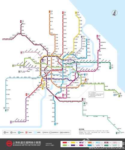 上海地铁2013年最新全网网路示意图