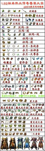 最新版热血传奇套装大全(图)