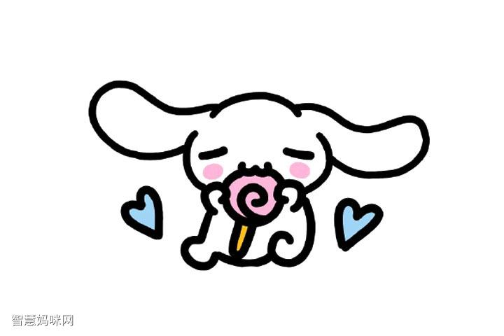 玉桂狗简笔画画法