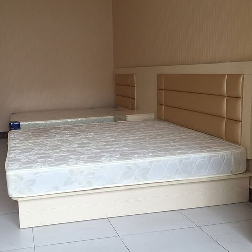 米床架软包床头 1.5 1.2 板式宾馆酒店公寓母子间全套