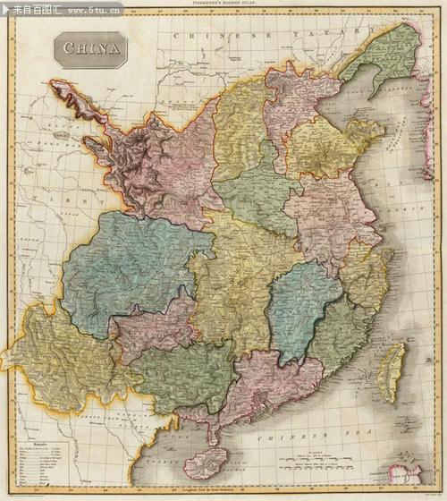 古代中国地图-地图-百图汇素材网