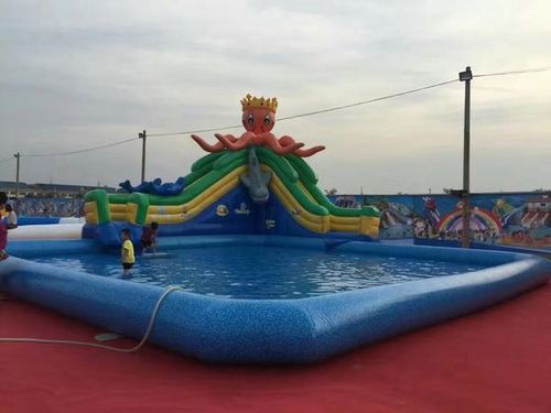 大型户外游乐设备充气水池 儿童游泳池